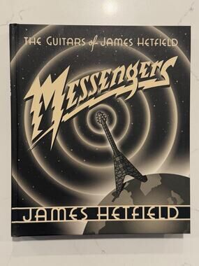 SIGNED James Hetfield Metallica Book Messengers the Guitars W/ COA AUTOGRAPH #10